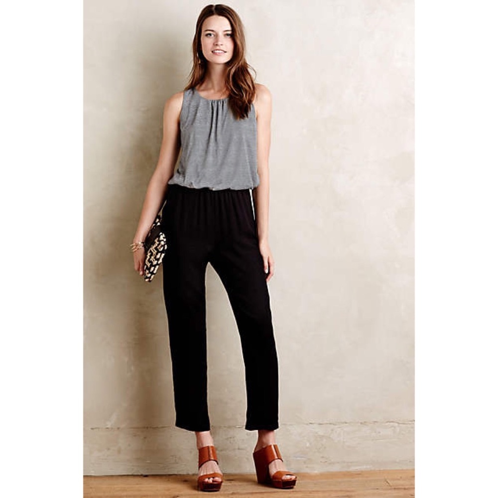 Anthropologie Elevenses Jumpsuit